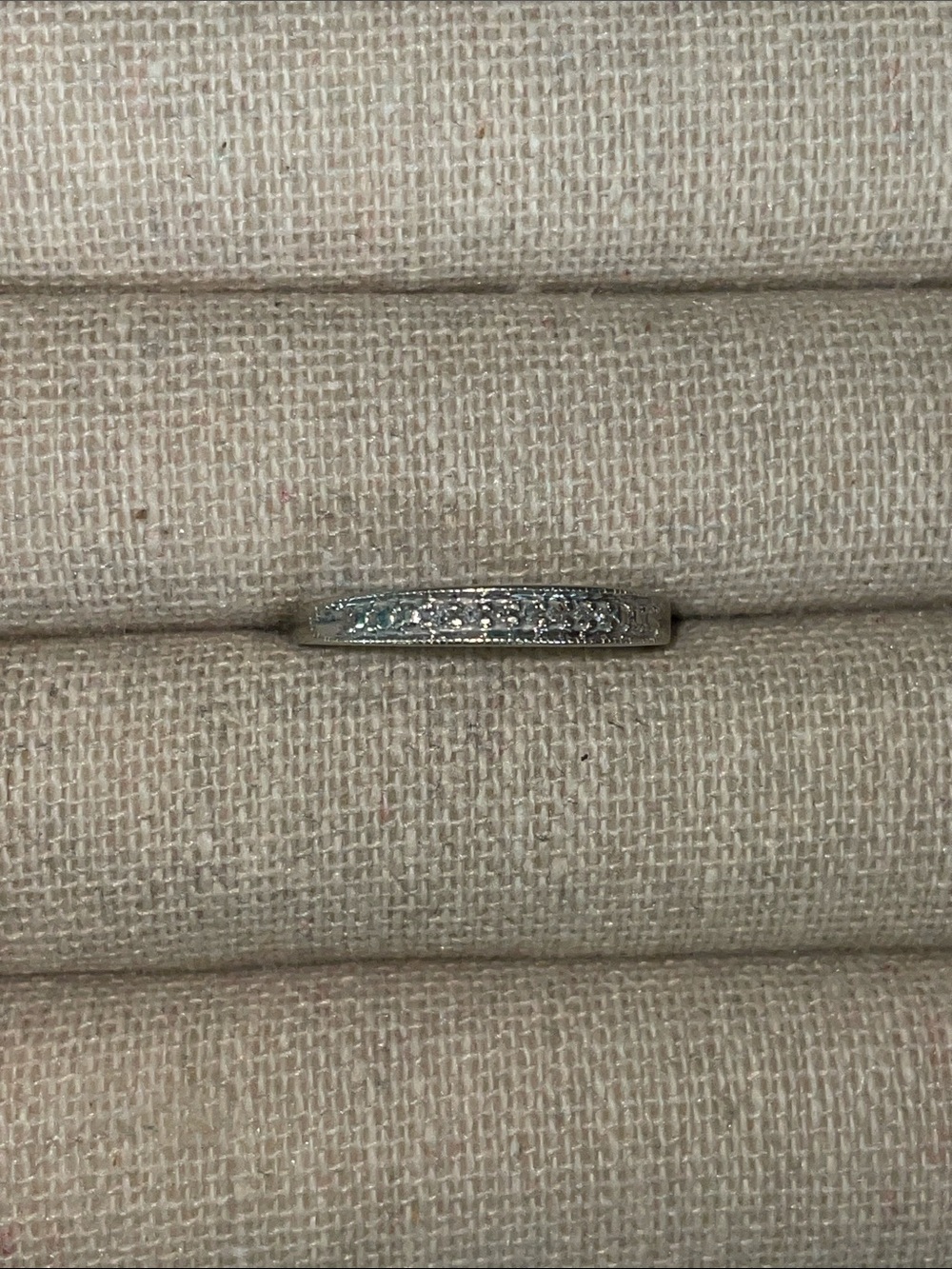"10K D" Silver Ring